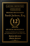 Gold Custom Anniversary Recognition Plaque