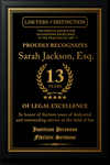 Gold Custom Anniversary Recognition Plaque