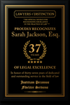 Gold Custom Anniversary Recognition Plaque
