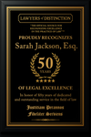 Gold Custom Anniversary Recognition Plaque