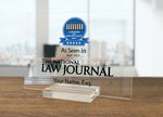 National Law Journal Commemorative Acrylic Plaque