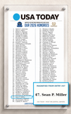 USA Today Honoree Acrylic
